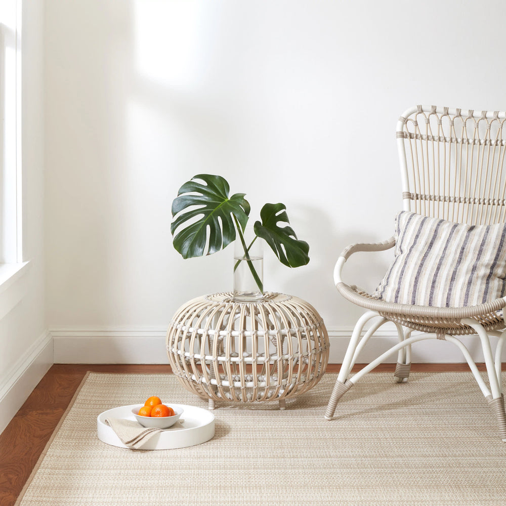 Lakeside Woven Indoor/Outdoor Custom Rug | Khaki
