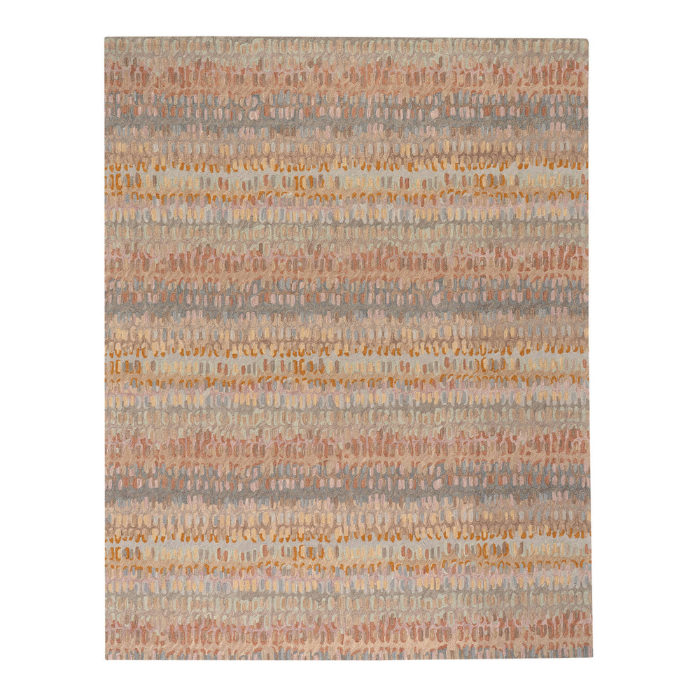 Paint Chip Hand Micro Hooked Wool Rug | Stone