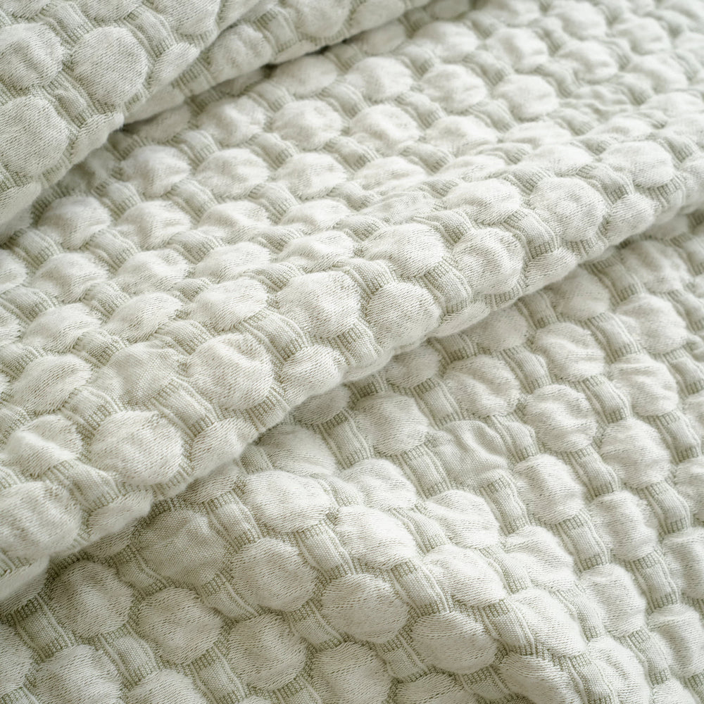 Lodi Matelasse Coverlet | Sage
