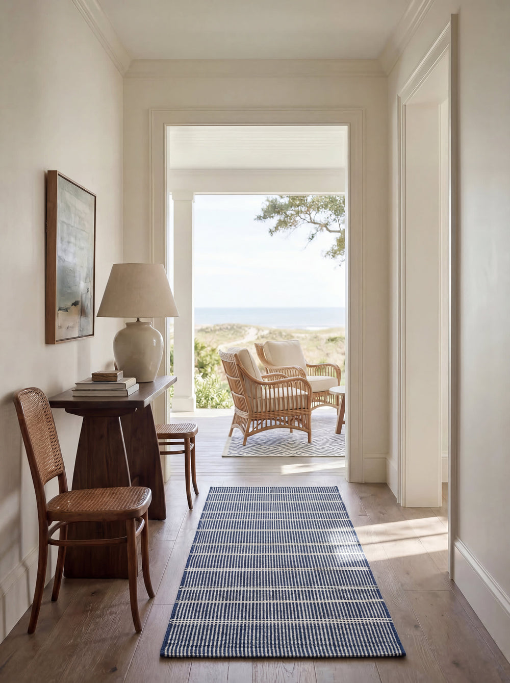 Samson Handwoven Indoor/Outdoor Rug | Navy