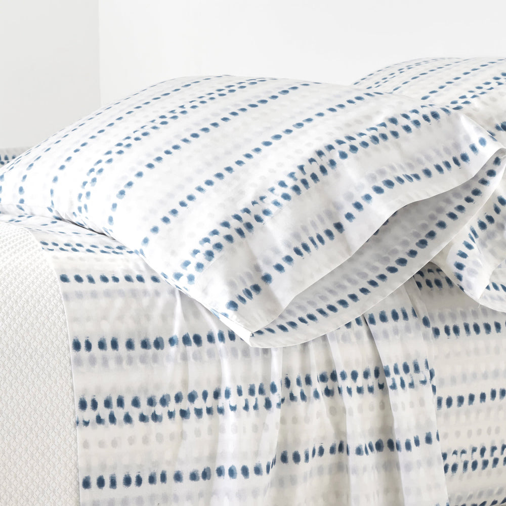 Ink Dots Pillowcases (Pair) | Blue