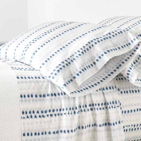 Ink Dots Pillowcases (Pair) | Blue