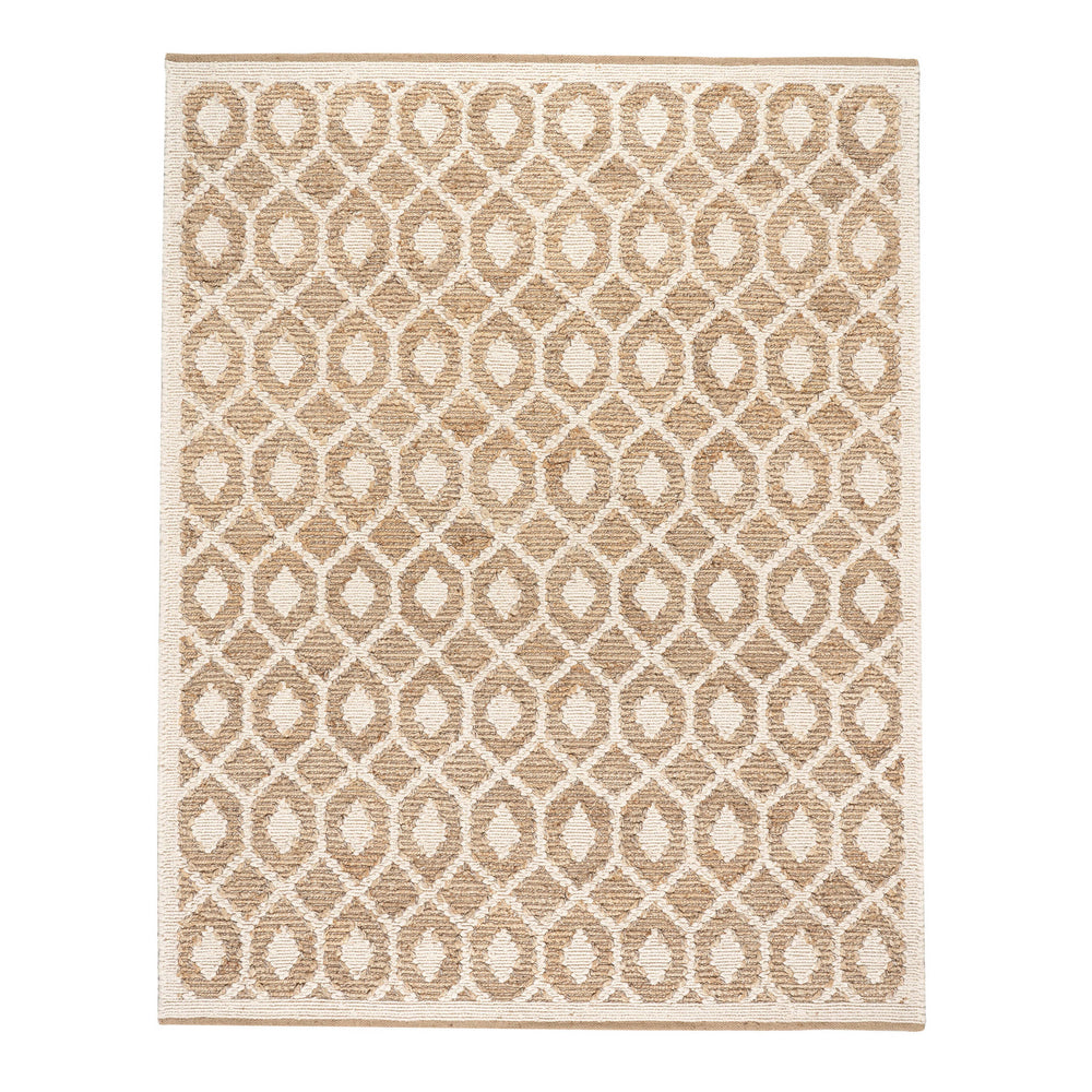 Capri Soumak Handwoven Jute Rug | Neutral