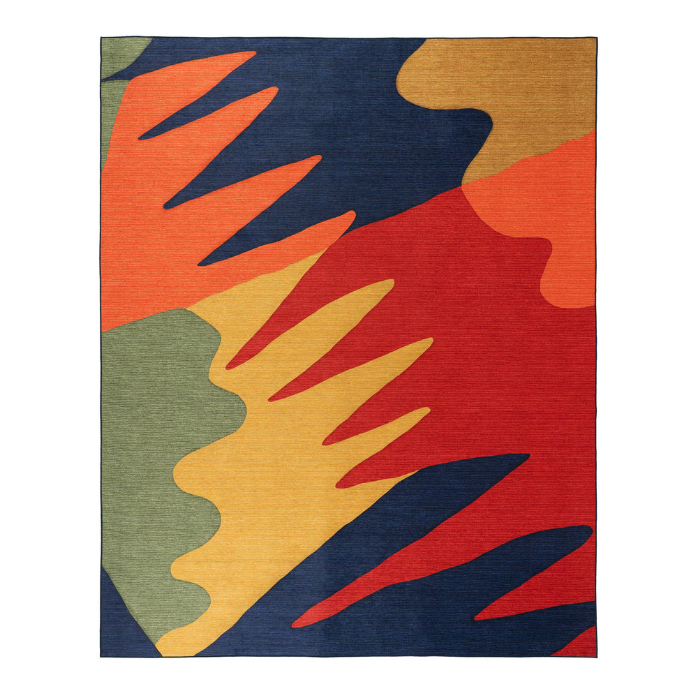 Graphic Machine Washable Rug | Multi