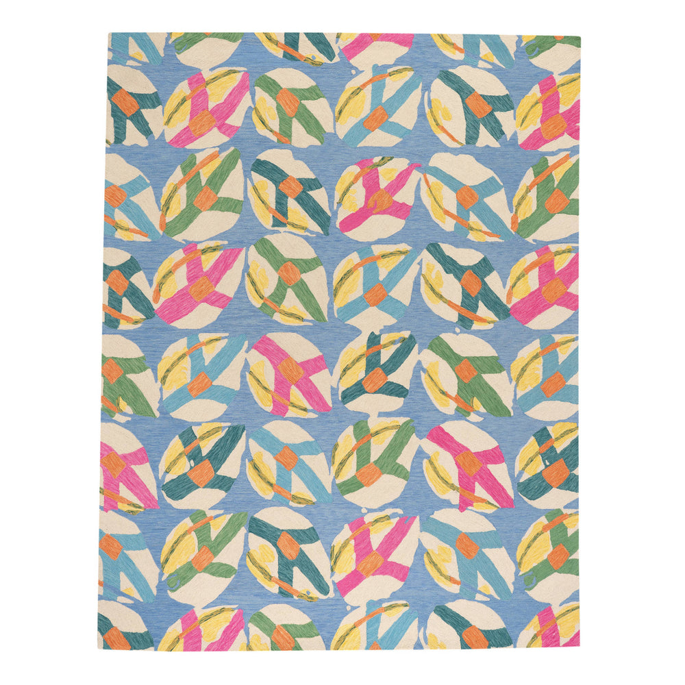 Lily Pad Hand Micro Hooked Wool Rug | Spring