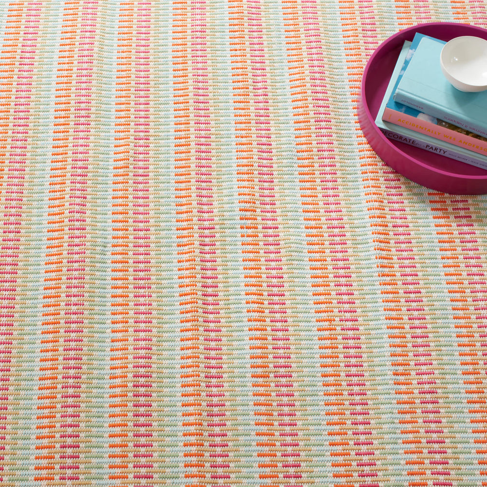 Candy Stripe Handwoven Indoor/Outdoor Rug | Multi