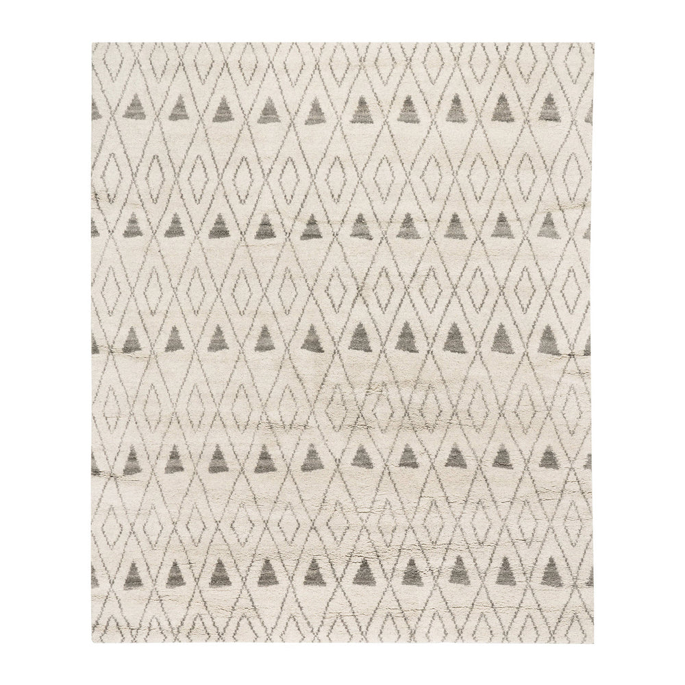 Masinissa Hand Knotted Wool Rug | Natural