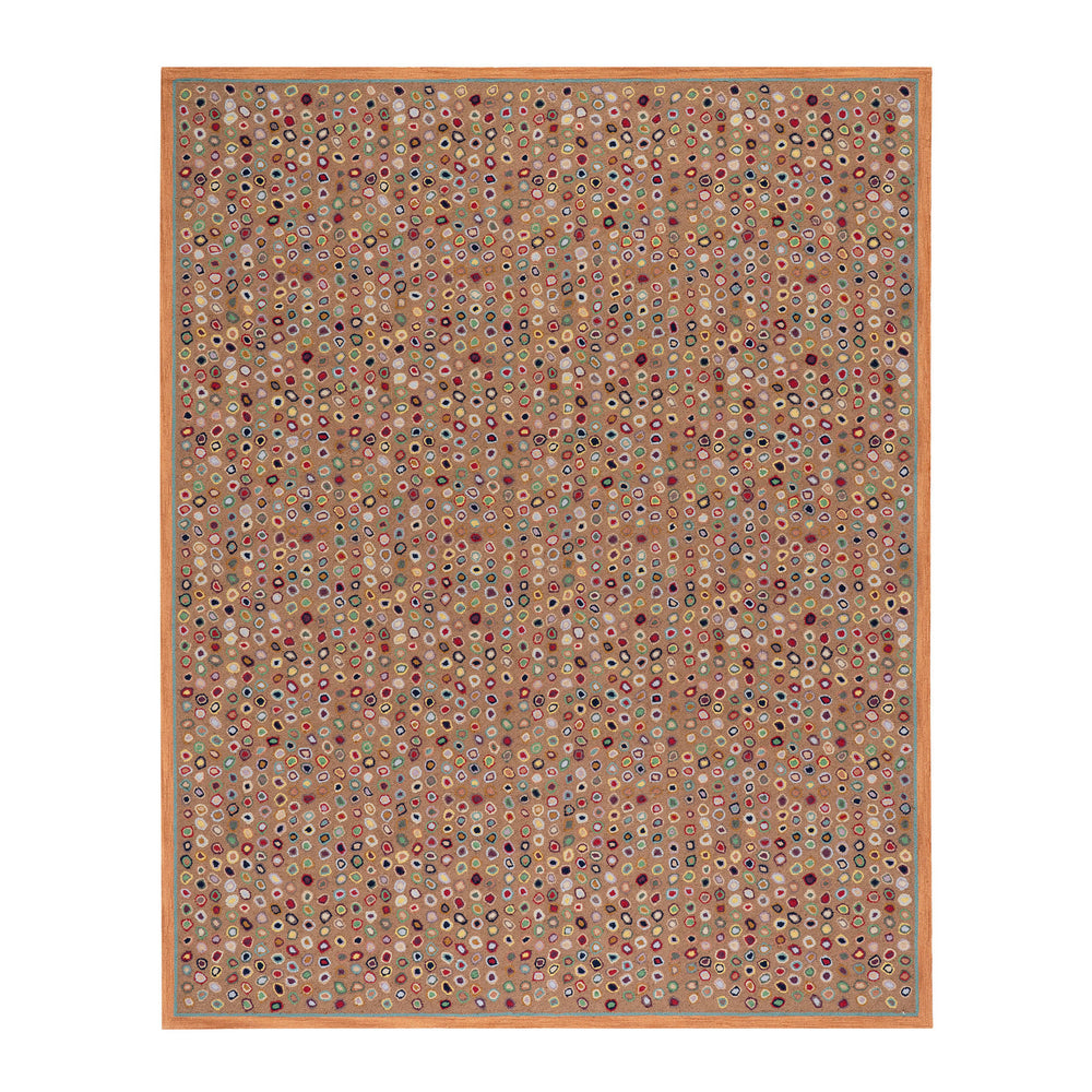 Cats Paw Hand Micro Hooked Wool Rug | Brown