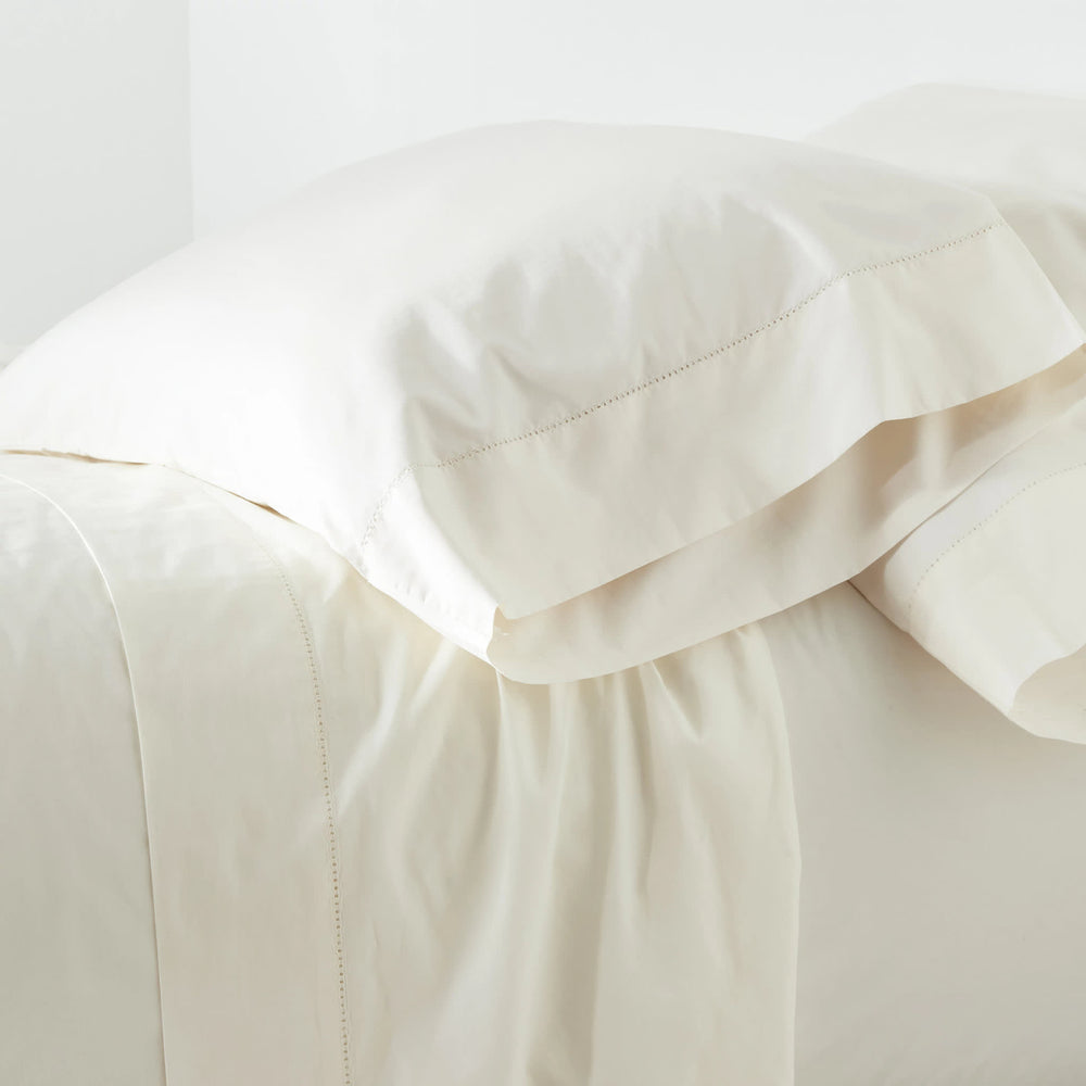 Classic Hemstitch Sheet Set | Ivory