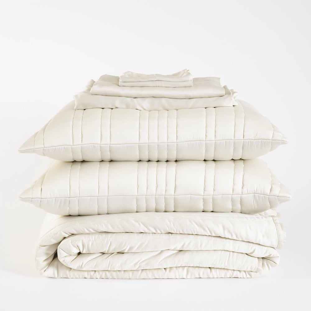 Blissful Bamboo Pearl Core Bedding Bundle | None