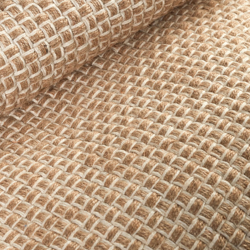 Donnie Handwoven Jute Rug Swatch | Ivory